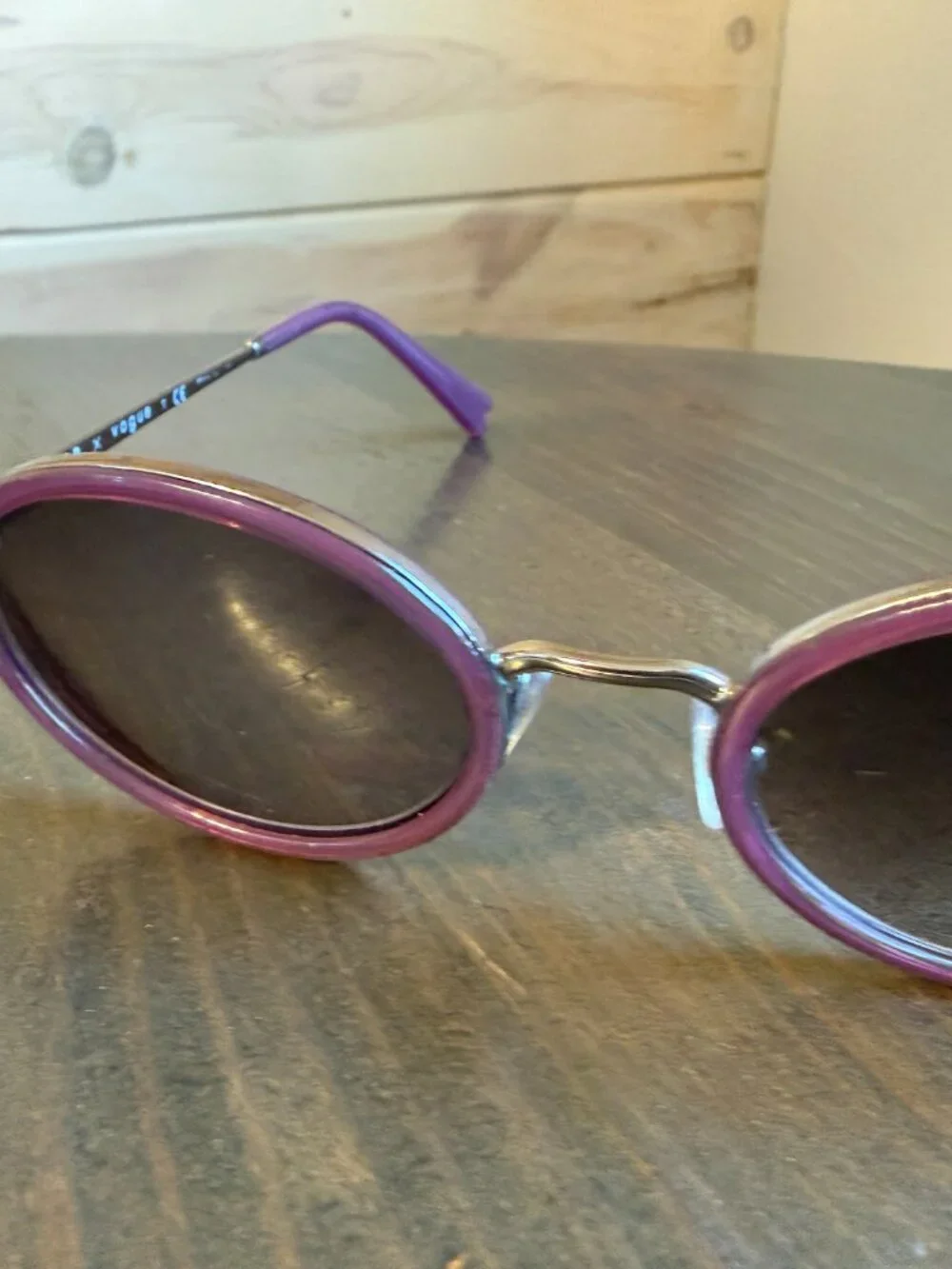VOGUE VO 4167-S 548/4L GUNMETAL PURPLE Frames 48-19